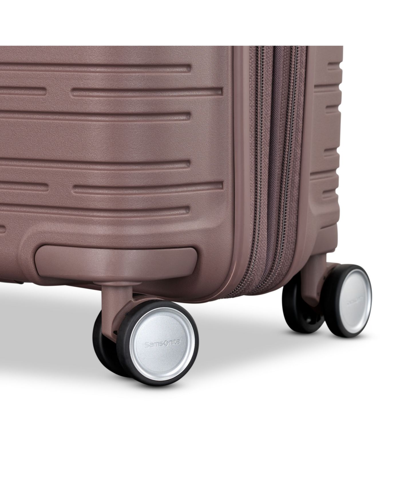 Чемодан Samsonite Elevation Plus Carry-On Spinner, цвет: Шоколадный розовато-лиловый — фото 3