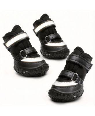 Anti-Slip Breathable Dog Boots for Paw Protection, Outdoor Use, Reflective Straps