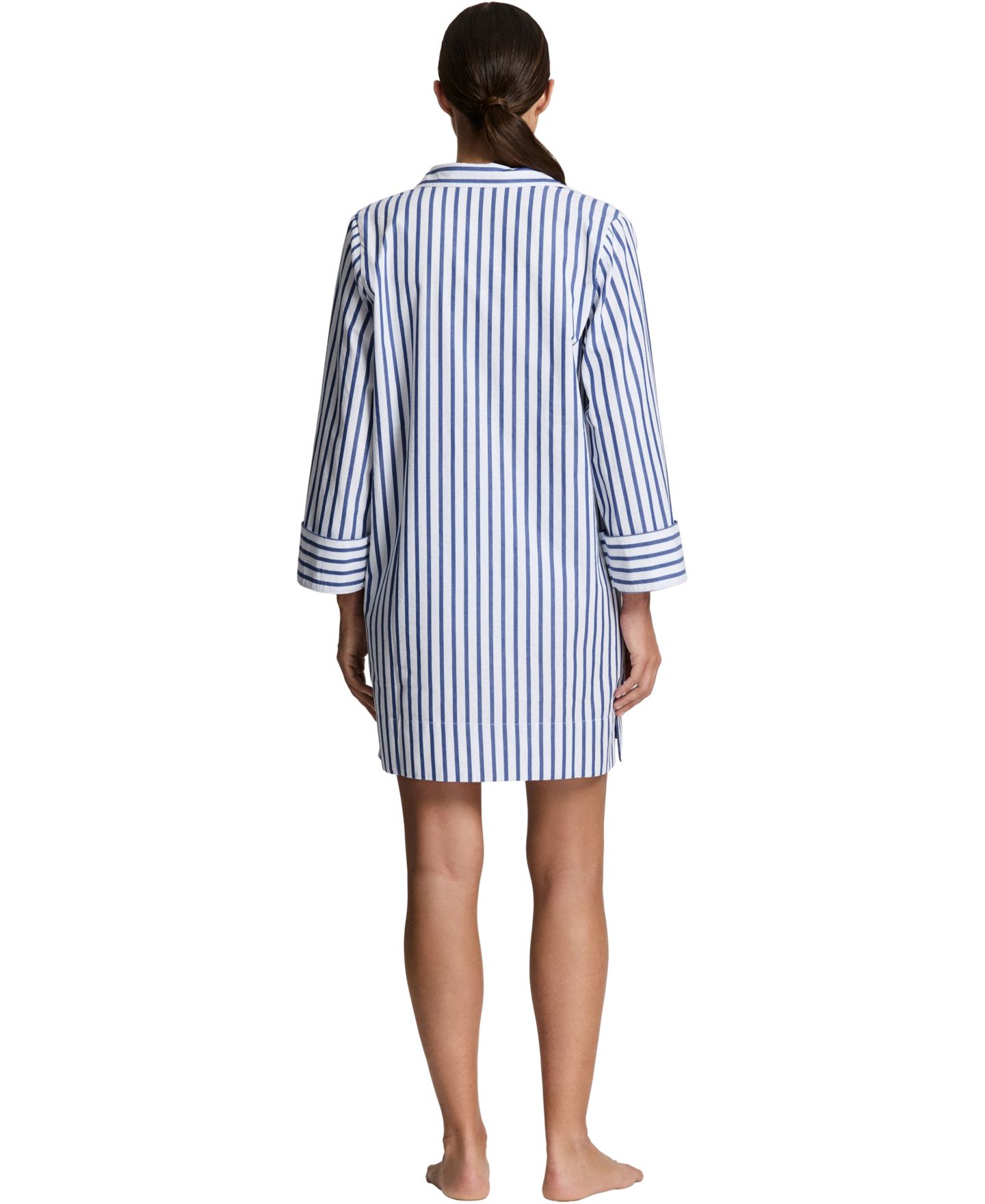 Пляжная накидка Tunic, с отворотом — Lauren Ralph Lauren, цвет: Полосатый — фото 2