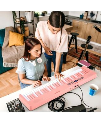 Key Foldable Piano Keyboard Full size Electronic Keyboard with MIDI and Split Function