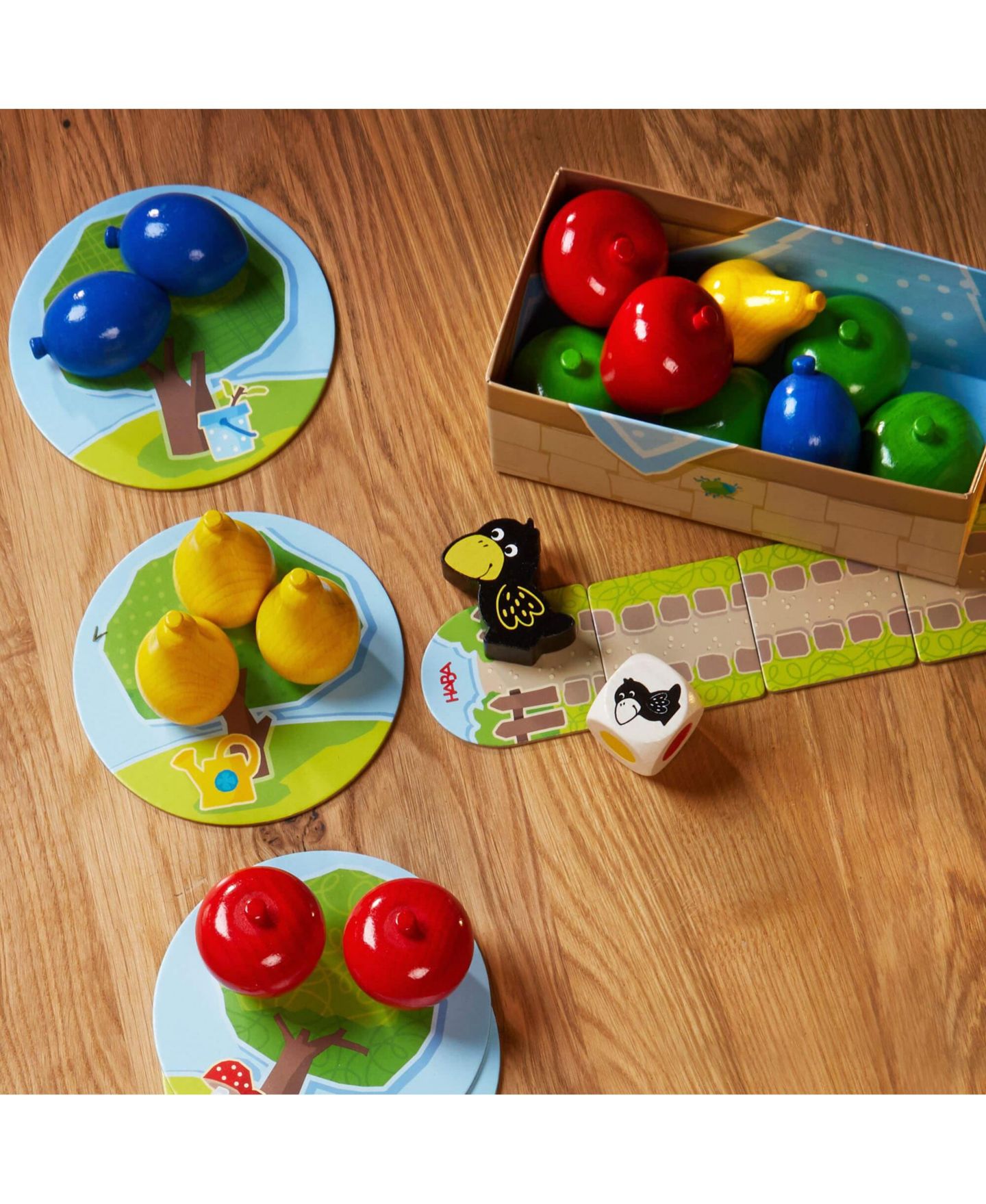 Детская настольная игра Haba First Orchard Cooperative Toddler Board Game, Ages 2+ — фото 3