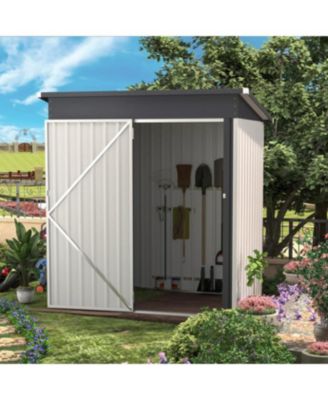 Outdoor Durable and Space-Saving Small Storage Shed