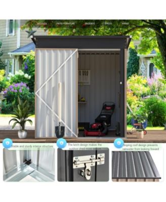 Outdoor Durable and Space-Saving Small Storage Shed
