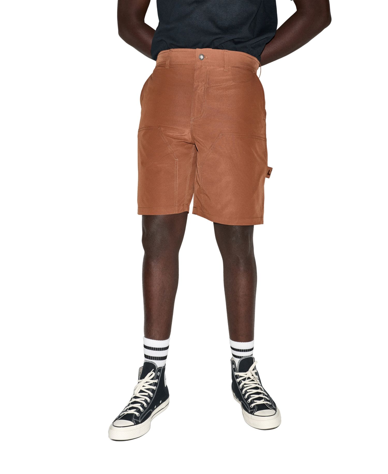 Men's Regular-Fit Double Knee Shorts