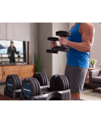 Set of Two 50 Lb. Adjustable Dumbbells