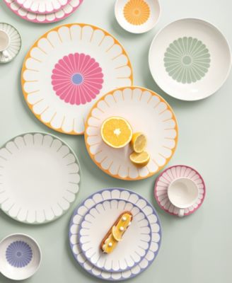 Fleur Abstract Floral Dinner Plate