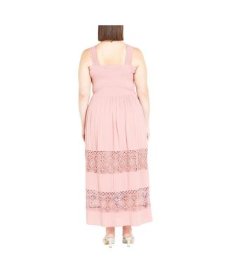 Women's By The Beach Crochet Maxi Dress