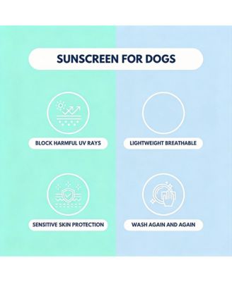 UV Protection SPF 30 Breathable Quick Dry Dog T Shirt