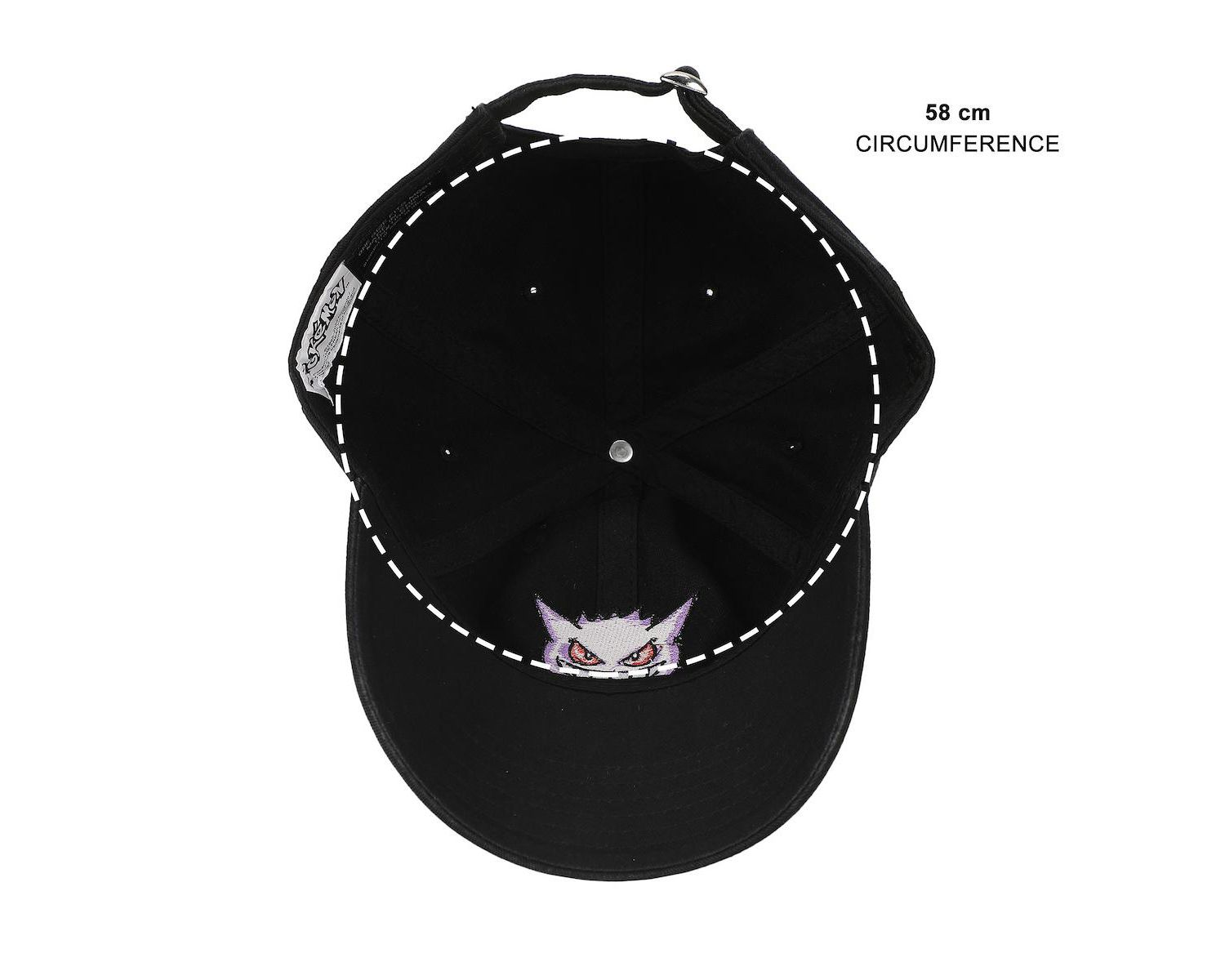 Men's Embroidered Gengar Adult Baseball Hat (One Size)