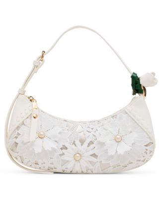 Lacey Crochet Small Shoulder Bag