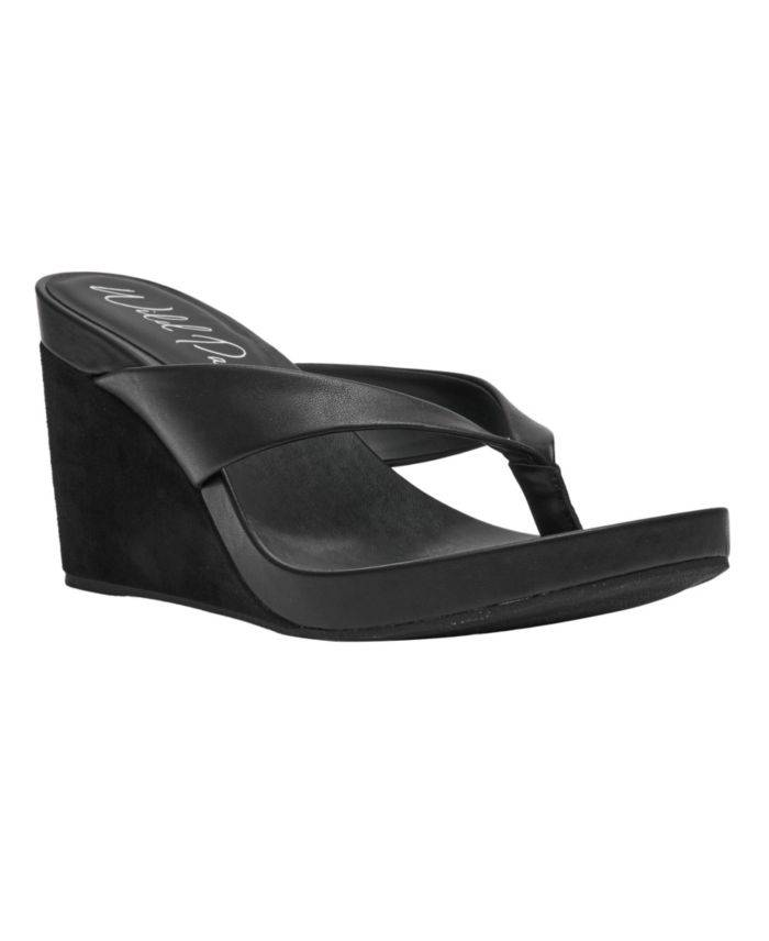 Wild Pair Womens Estelaa Mid Wedge Heel Sandals Macys Exclusive