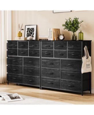 12 Drawer Dresser with Fabric Bins,Fabric Storage Tower,Closet Organizers and Storage for Bedroom,Hallway&Entryway.