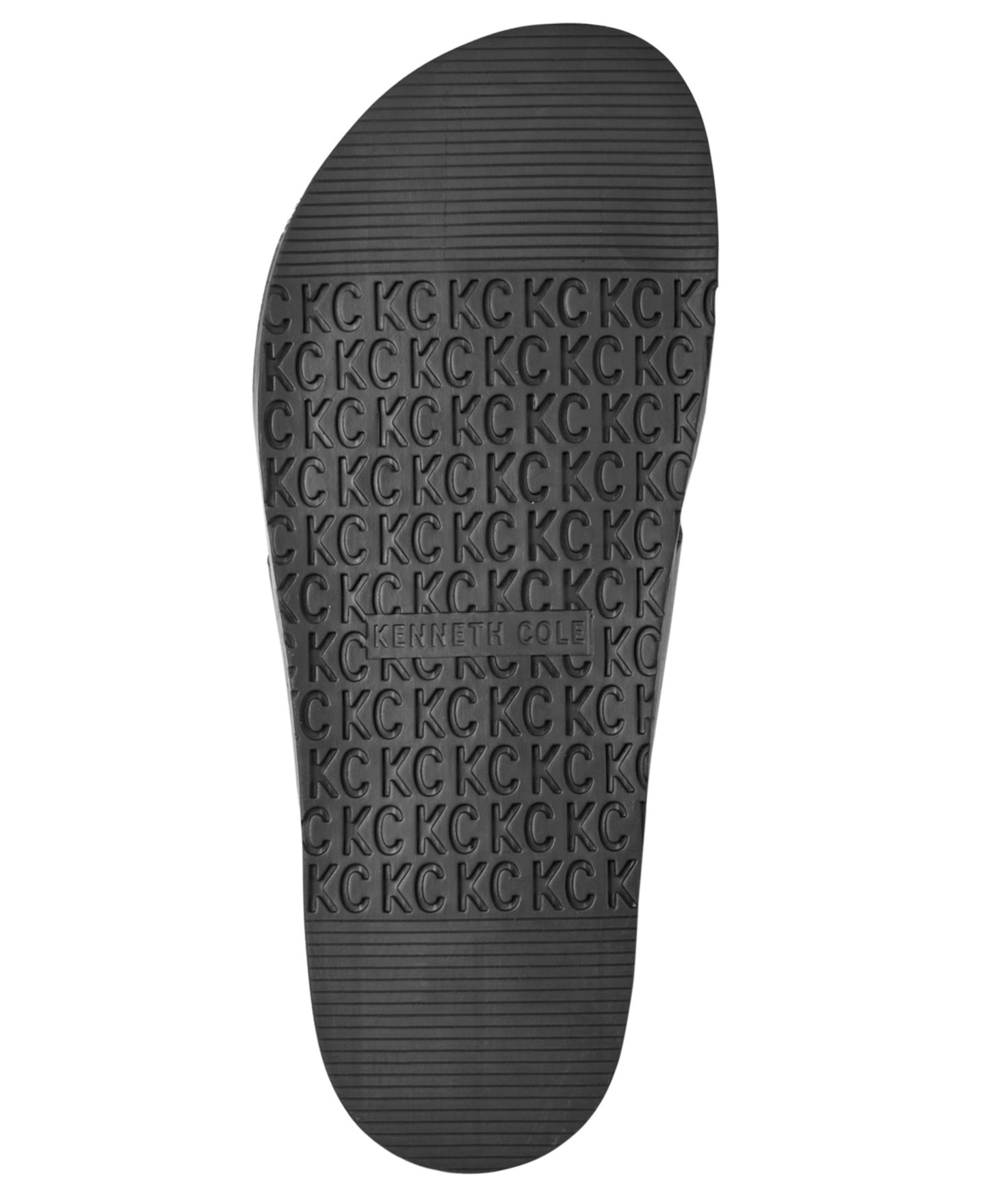 Мужские сандалии Kenneth Cole New York Willy Slide, цвет: Чёрный кожаный — фото 5