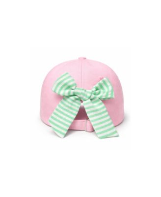 Girls Little/Big Dog in Golf Cart Bow Baseball Hat