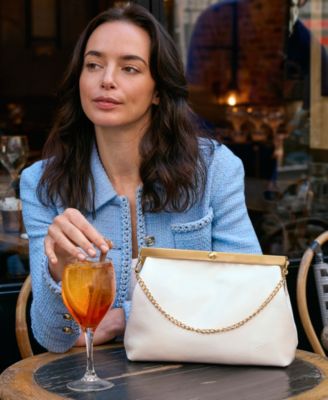 Vilaine Small Leather Crossbody Frame Bag