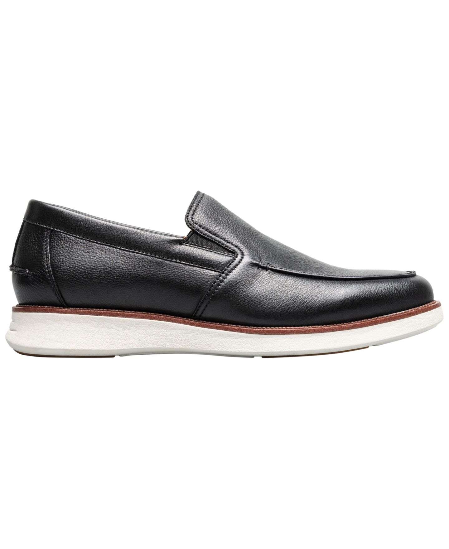 Мужские туфли Florsheim Launch Moc-Toe Venetian Slip-On, цвет: Чёрный разноцветный — фото 2