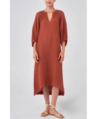 Women's Ocean+Main Gauze Dress with Pockets