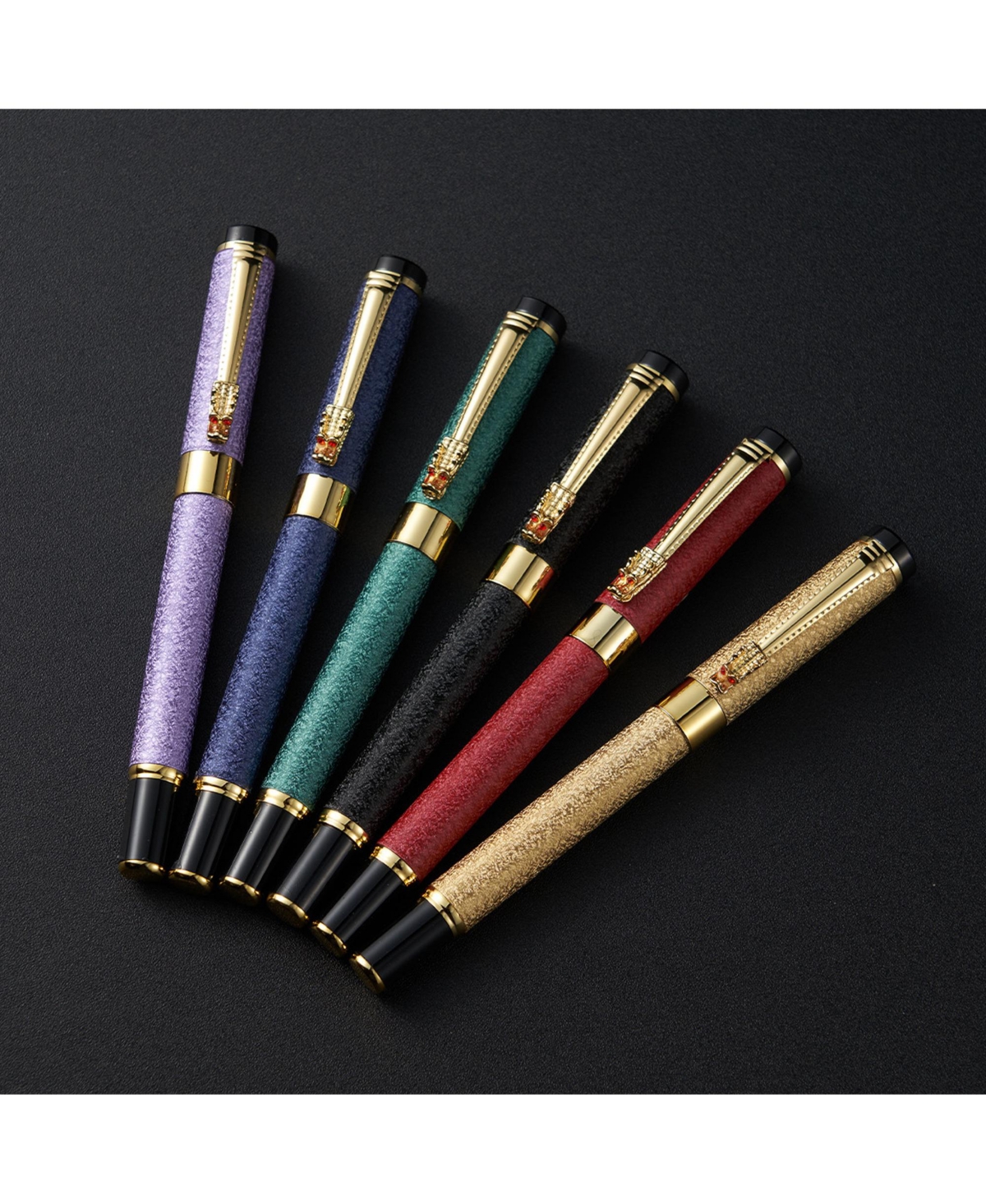 Htutwoo Metal Ballpoint Pen Line width 0.5mm, Suitable for Both Men and Women for Office Work, Study