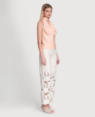 Women's Long Tie Halter Top