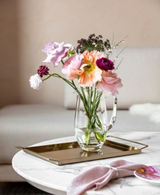 Rose Garden Red Wine Glasses, Set of 4