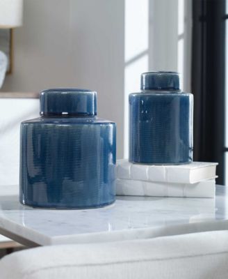 Saniya Wide Containers, Set of 2