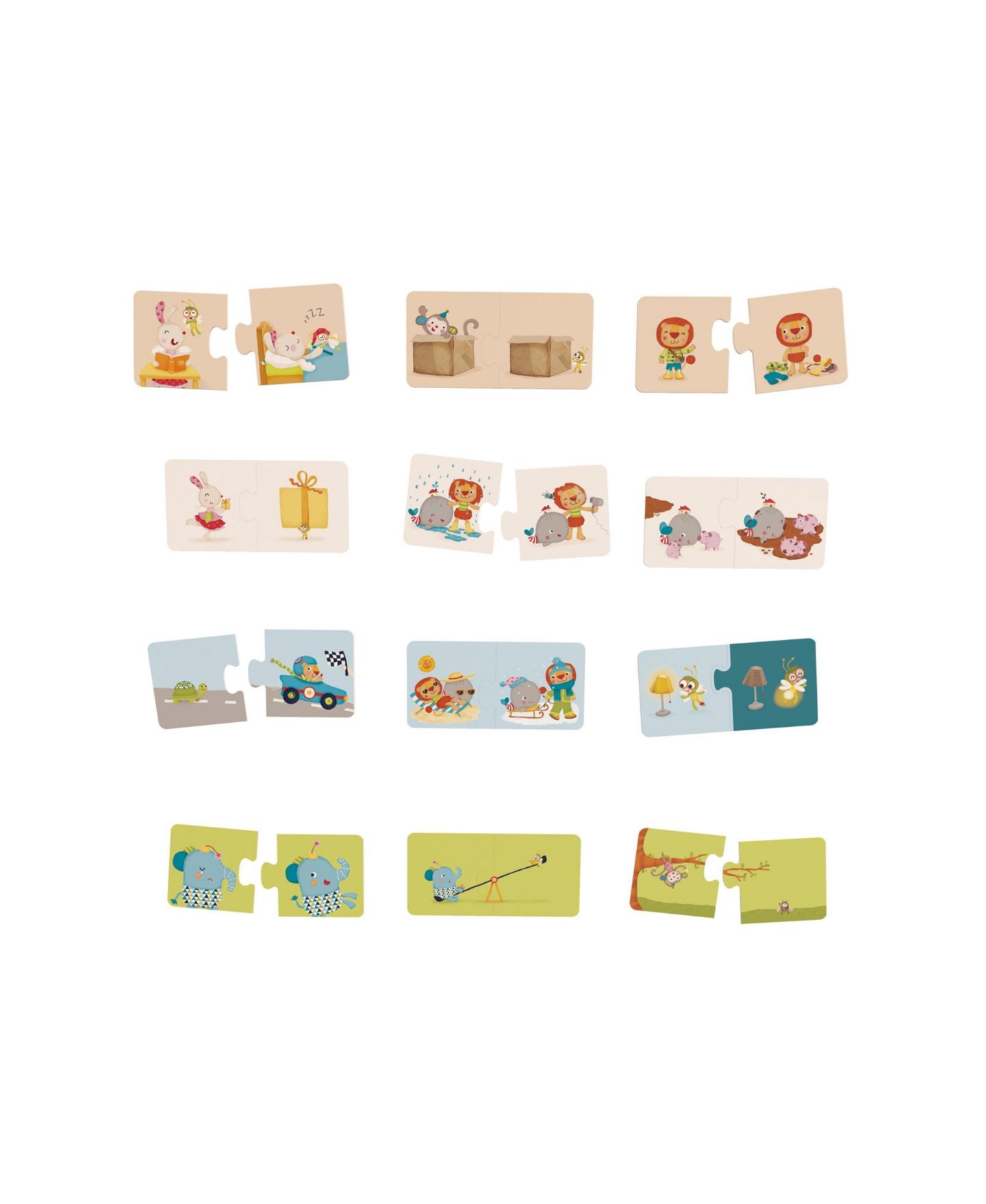 Детские игрушки Bababoo and friends Match Numbers & Opposites Learning Puzzle Set, цвет: Open Miscellaneous — фото 10