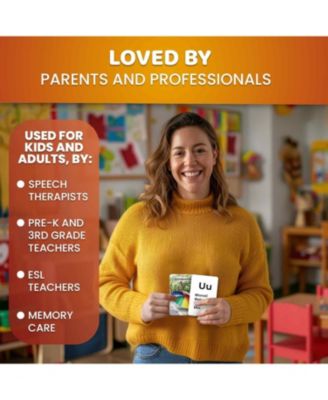 Flash Cards for Kids and Adults – Large Preschool Flash Cards for Speech Therapy, ABA Therapy, ESL Teaching