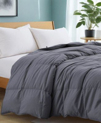 Noiseless Lightweight Goose Feather Down Comforter, Twin