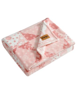 Rodeo Patchwork Printed Plush Throw, 70" X 50"