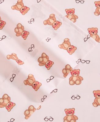 Nerdy Teddies Microfiber 4-Pc. Sheet Set, Full