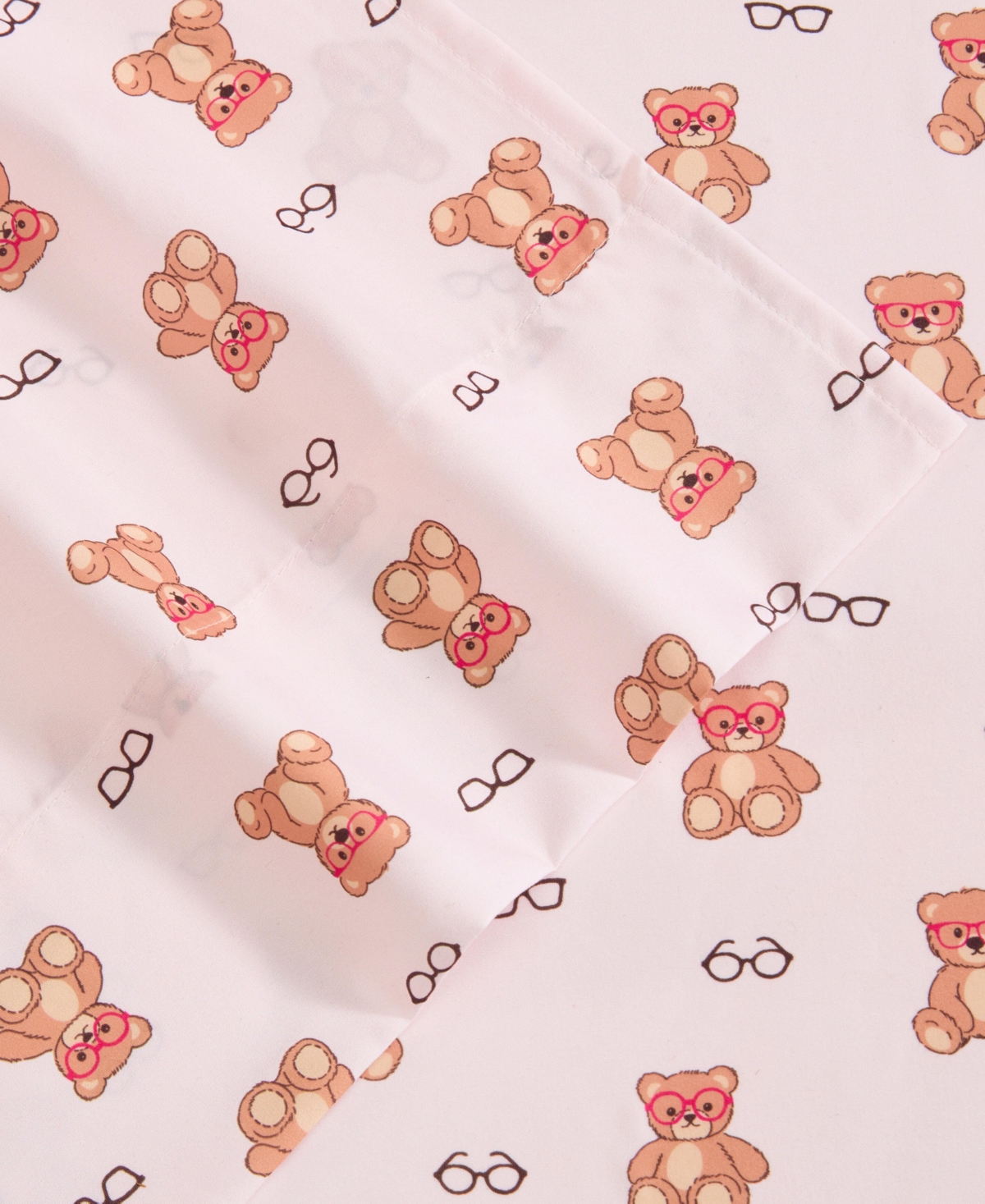 Betsey Johnson Nerdy Teddies Microfiber -Pc. Sheet Set