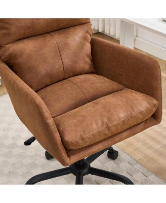 Streamdale Office chair, artificial leather, Black base, adjustable height