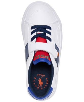 Little Girls Ryley Fastening Strap Casual Sneakers from Finish Line