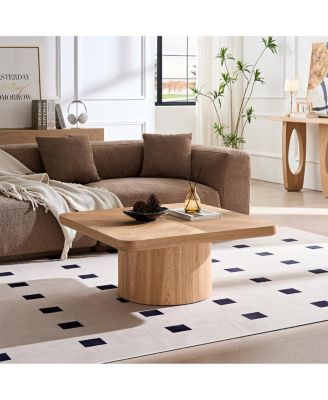 Square Coffee Table, Modern Design for Living Room Use