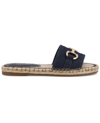 Women's Cadiz Horsebit Espadrille Flat Slide Sandals