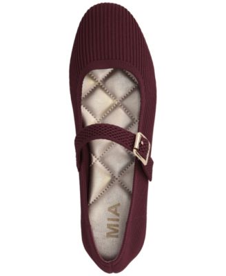 Women's Brita Mary Jane Strap Knit Flats