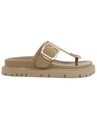 Women's Geri Buckle Platform Thong Sandals