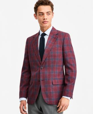 Men's Modern-Fit Stretch Pattern Sport Coat