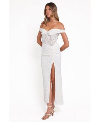 Women's Pascha Off Shoulder Lace Maxi Dress