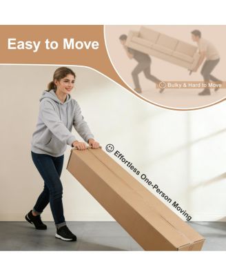 Boneless Tufted Velvet Modular Sectional Sofa Couch