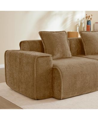 Premium Velvet Modular Sectional Sofa - Unmatched Comfort & Easy Setup