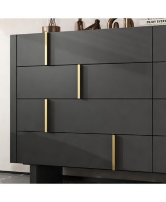 71" Dresser with 8 Large Drawers, Bedroom Chest