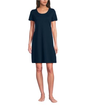 Women's Cotton Short Sleeve Knee Length Nightgown
