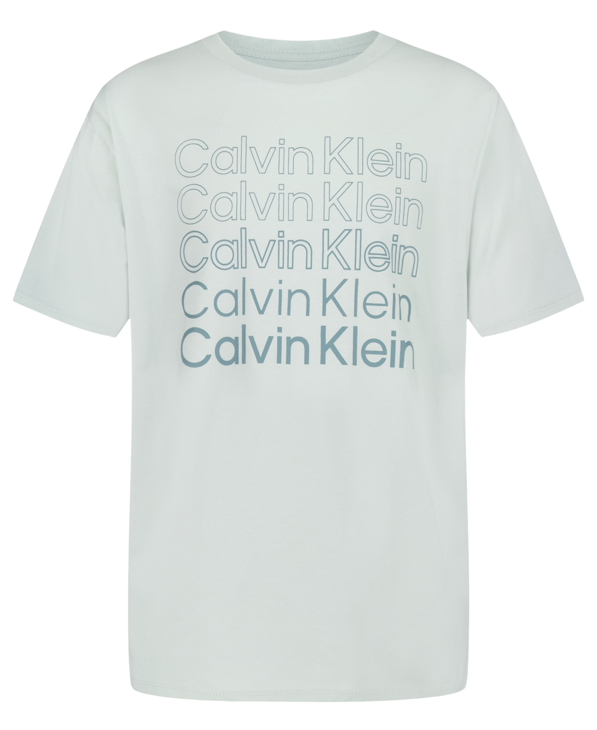 Calvin Klein Boys' 8-20 Levels Short-Sleeve T-Shirt - Icy Mint