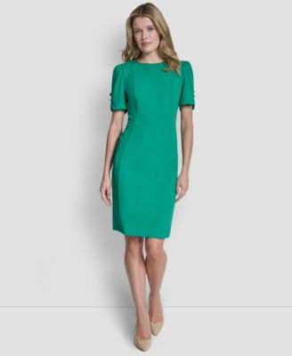 Women's Crewneck Short Sheath Dress