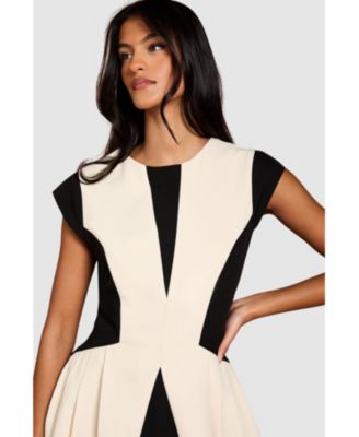 Women's Block Midi Dress
