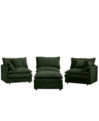 Modular Sectional Sofa, 102 Inch L-Shaped Couch Set