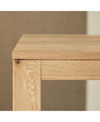 Eden solid oak bar table