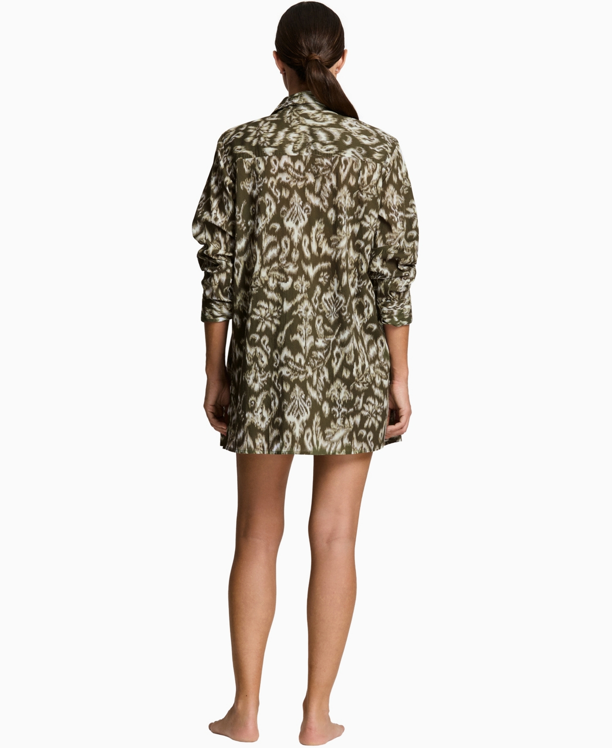 Lauren Ralph Women's Printed Shirt and Shorts, 2-Piece Set