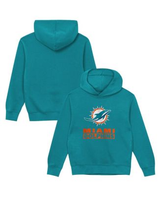 Toddler Aqua Miami Dolphins Back to Basics Hoodie